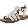 imageWHITE MOUNTAIN Womens Mayday Strappy SandalWhiteSmooth
