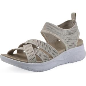imageWHITE MOUNTAIN Fom Recovery Womens Charry Strappy SlipOn SandalTaupe Fabric