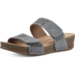 imageWHITE MOUNTAIN Womens Ferula Wedge SandalBlue RaspberrySuede