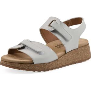 imageWHITE MOUNTAIN Womens Gelato MiniWedge SandalWhiteLeather