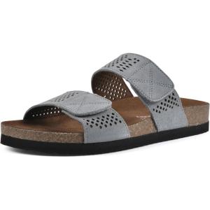 imageWHITE MOUNTAIN Womens Hawkbill Slide SandalBlue RaspberrySuede