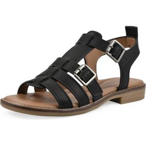 imageWHITE MOUNTAIN Womens Mayday Strappy SandalBlackSmooth