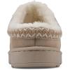 imageWHITE MOUNTAIN Womens Iceberg Faux Fur Slipper ClogSandal WoodSuede
