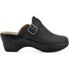 imageWHITE MOUNTAIN Womens Viewed Heeled ClogBlack