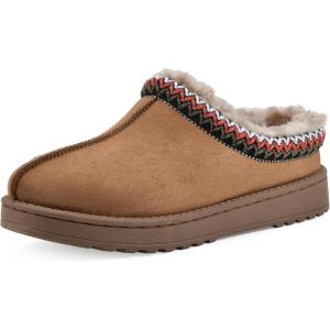 imageWHITE MOUNTAIN Womens Icebin Faux Fur Slipper ClogChestnutFabric