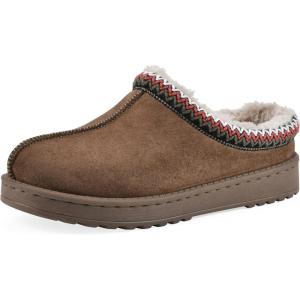 imageWHITE MOUNTAIN Womens Icebin Faux Fur Slipper ClogDark Chocolate