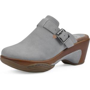 imageWHITE MOUNTAIN Womens Viewed Heeled ClogDove Grey
