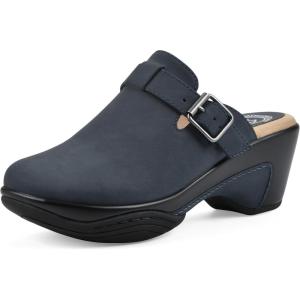 imageWHITE MOUNTAIN Womens Viewed Heeled ClogNavy
