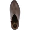 imageWHITE MOUNTAIN Womens Tattle Block Heeled Western Ankle BootieBrownLeather