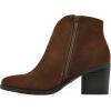 imageWHITE MOUNTAIN Womens Tattle Block Heeled Western Ankle BootieHazelSuede