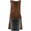 imageWHITE MOUNTAIN Womens Tattle Block Heeled Western Ankle BootieHazelSuede