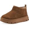 imageWhite Mountain Womens Toree Lined Platform Ankle BootieChestnut