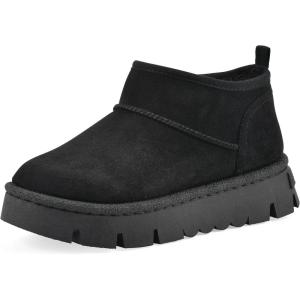imageWhite Mountain Womens Toree Lined Platform Ankle BootieBlack