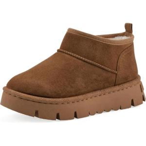 imageWhite Mountain Womens Toree Lined Platform Ankle BootieChestnut