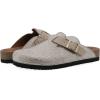 imageWHITE MOUNTAIN Bellamy ComfortMolded Footbed ClogSandal Wood Suede