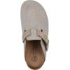 imageWHITE MOUNTAIN Bellamy ComfortMolded Footbed ClogSandal Wood Suede