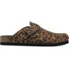 imageWHITE MOUNTAIN Benben ComfortMolded Footbed ClogBrown Leopard Suede