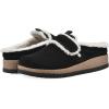 imageWHITE MOUNTAIN Womens Baylen Faux Fur Footbed ClogBlackSuedeFaux Fur