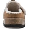 imageWHITE MOUNTAIN Womens Baylen Faux Fur Footbed ClogChestnutSuedeFaux Fur