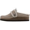 imageWHITE MOUNTAIN Womens Baylen Faux Fur Footbed ClogSandal WoodSuedeFaux Fur