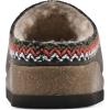 imageWHITE MOUNTAIN Womens Bundle Up MuleBrownFabric