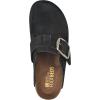 imageWHITE MOUNTAIN Womens Shoes Big Easy Clog FootbedBlackSuede