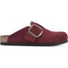 imageWHITE MOUNTAIN Womens Shoes Big Easy Clog FootbedBurgundySuede