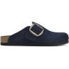 imageWHITE MOUNTAIN Womens Shoes Big Easy Clog FootbedNavySuede