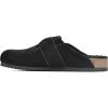 imageWHITE MOUNTAIN Womens Shoes Big Sur Clog FootbedBlackSuede WFur