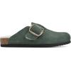 imageWHITE MOUNTAIN Womens Shoes Big Sur Clog FootbedHunter GreenSuedeWFur