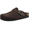 imageWHITE MOUNTAIN Benben ComfortMolded Footbed ClogCoco Brown Suede