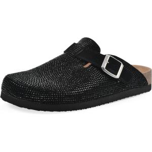 imageWHITE MOUNTAIN Bellamy ComfortMolded Footbed ClogBlack Suede