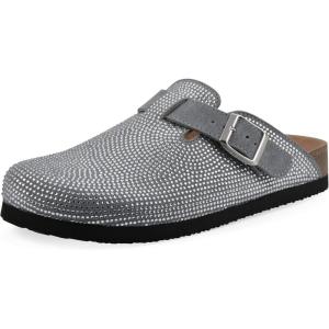 imageWHITE MOUNTAIN Bellamy ComfortMolded Footbed ClogBlue Raspberry Suede