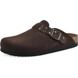 imageWHITE MOUNTAIN Benben ComfortMolded Footbed ClogCoco Brown Suede