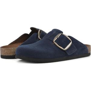 imageWHITE MOUNTAIN Womens Shoes Big Easy Clog FootbedNavySuede