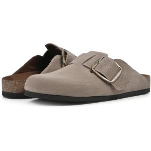 imageWHITE MOUNTAIN Womens Shoes Big Easy Clog FootbedTaupeSuede