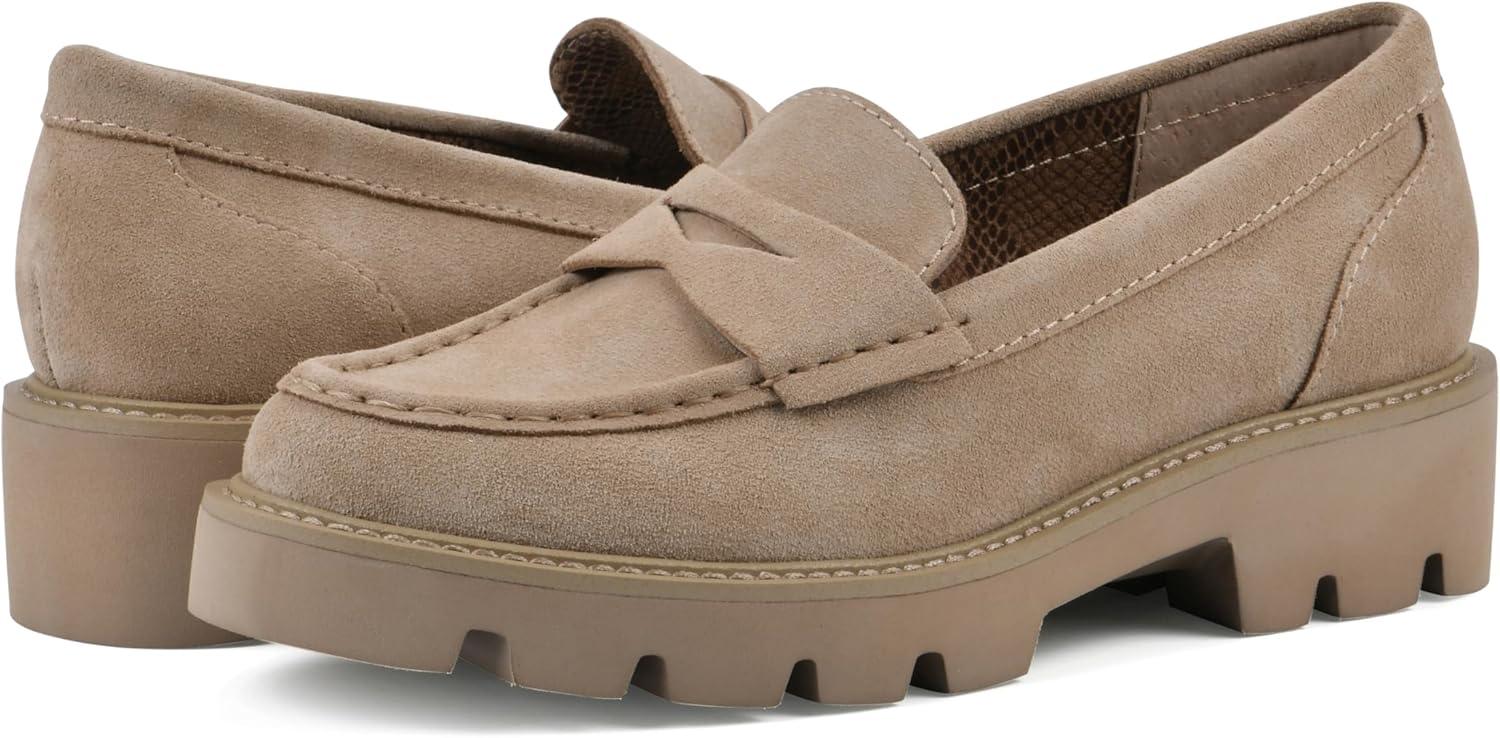 imageWHITE MOUNTAIN Womens Gunner Penny LoaferBeachwoodSuede