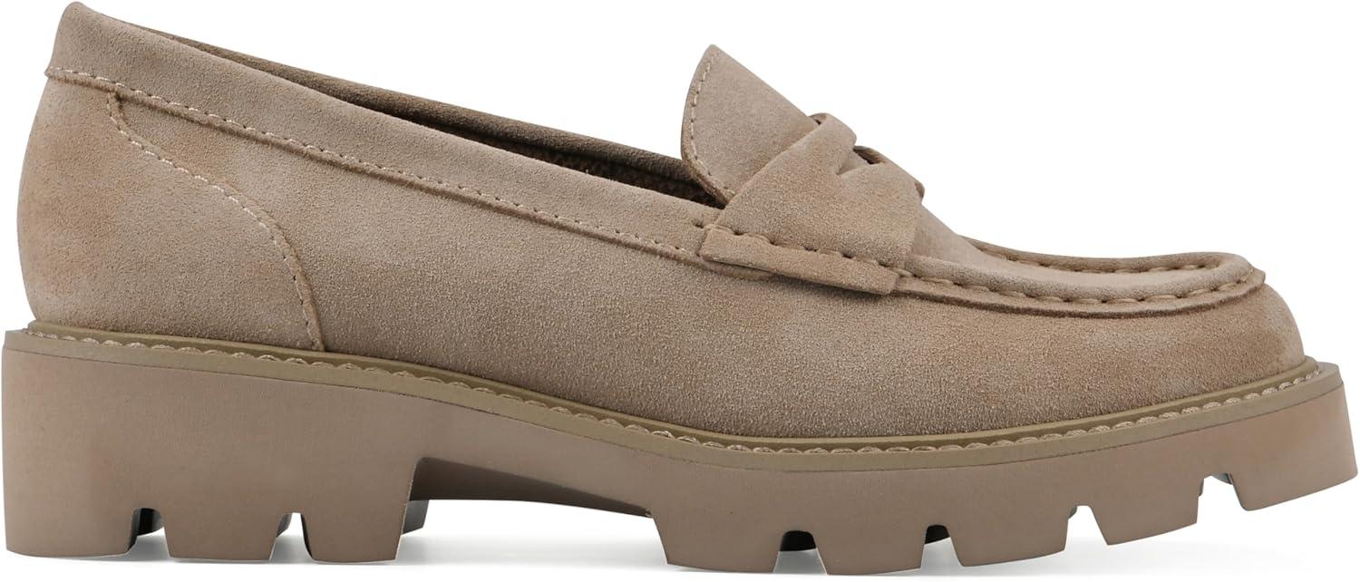 imageWHITE MOUNTAIN Womens Gunner Penny LoaferBeachwoodSuede