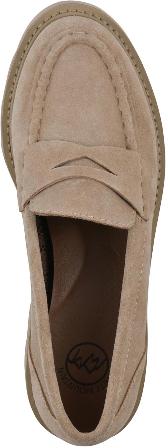 imageWHITE MOUNTAIN Womens Gunner Penny LoaferBeachwoodSuede