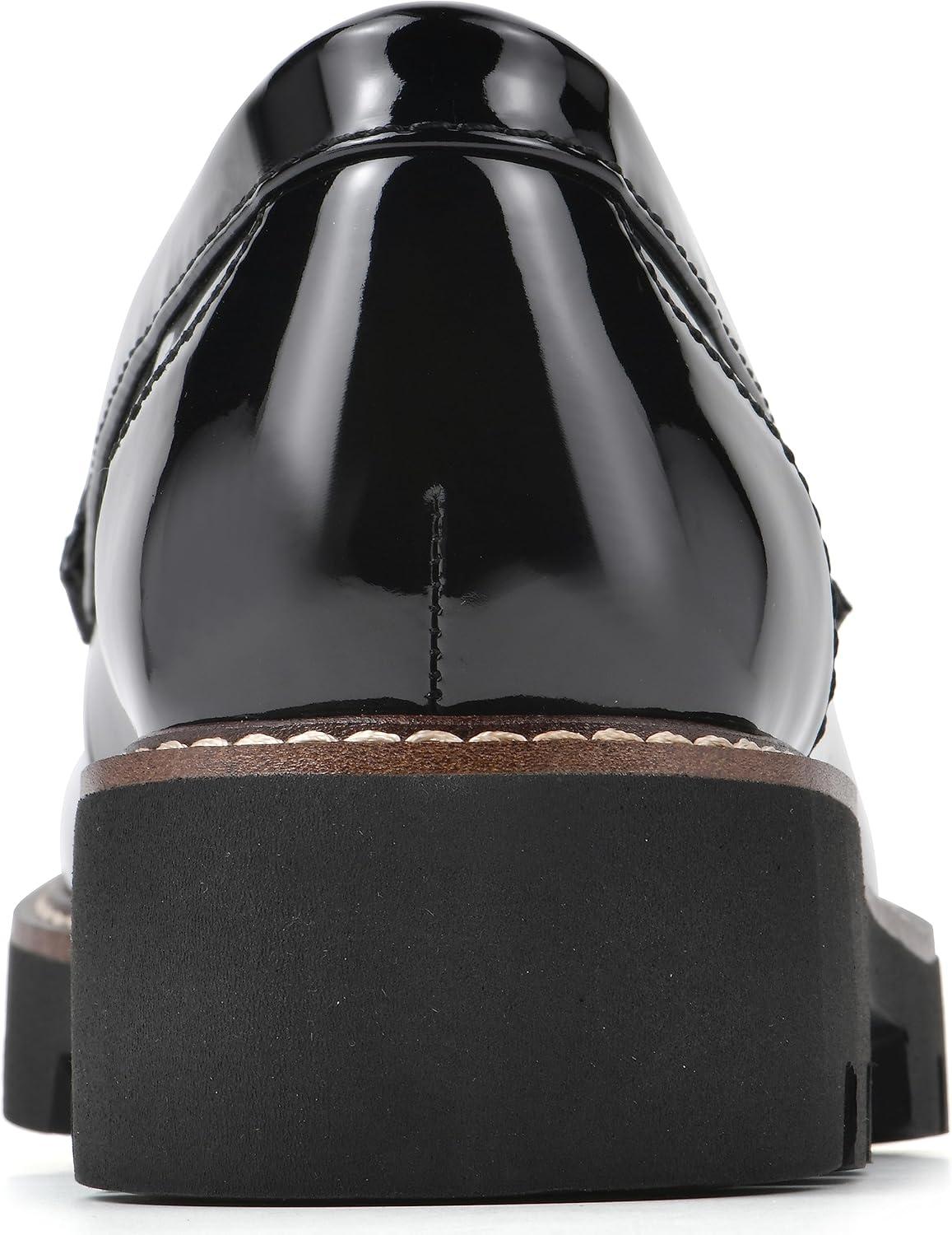 imageWHITE MOUNTAIN Womens Gunner Penny LoaferBlackPatent