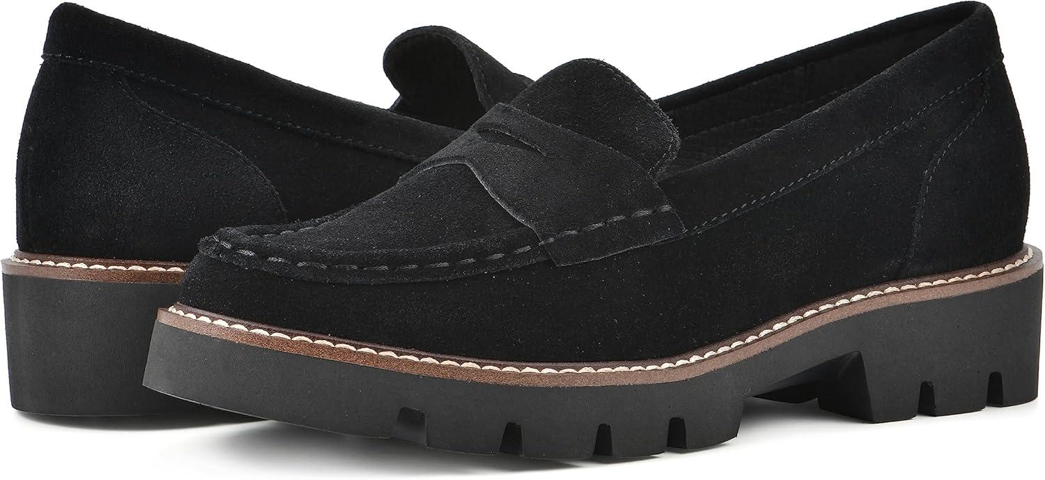 imageWHITE MOUNTAIN Womens Gunner Penny LoaferBlackSuede