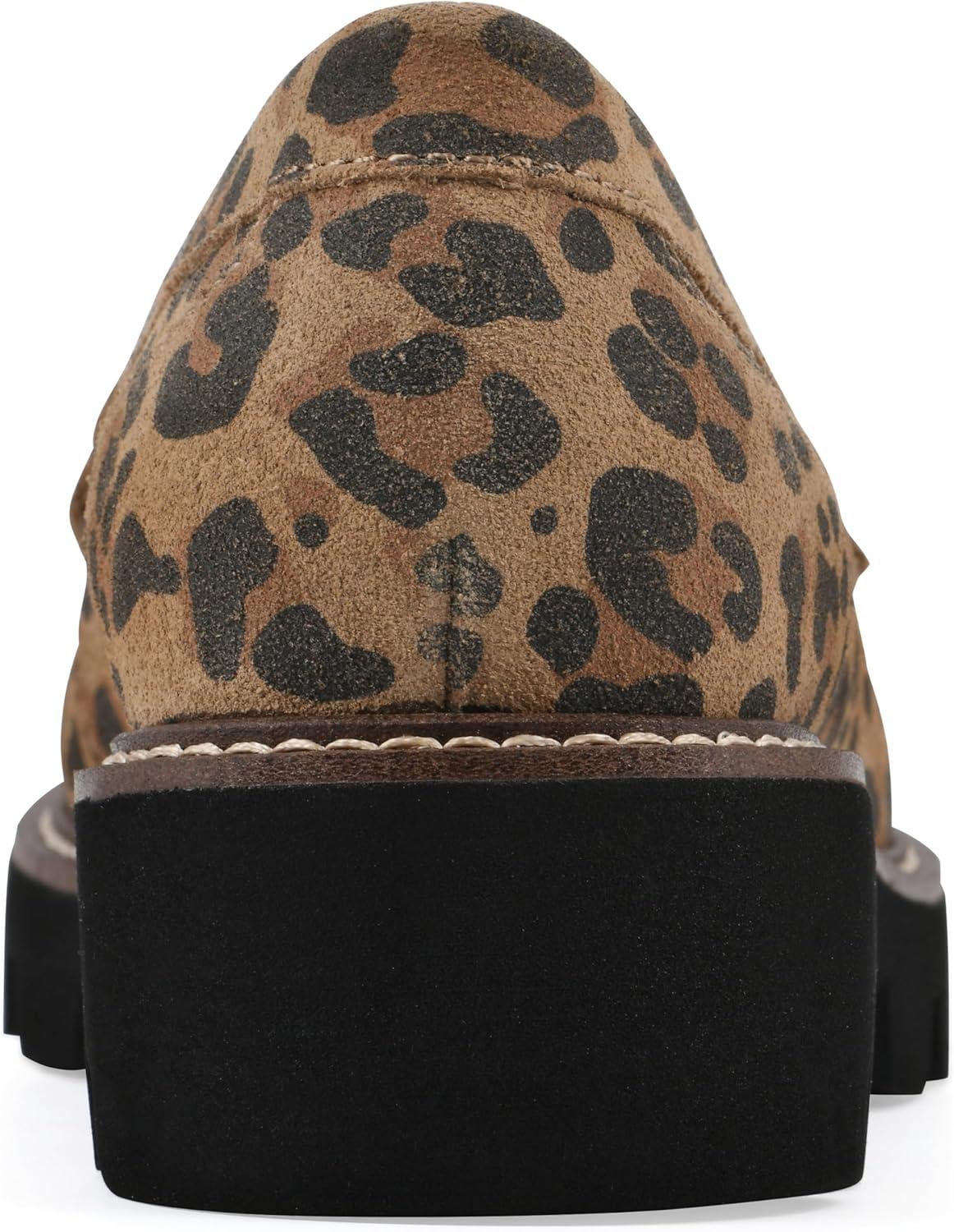 imageWHITE MOUNTAIN Womens Gunner Penny LoaferBrown Leopard Suede