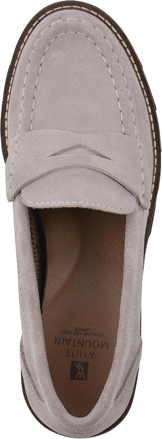 imageWHITE MOUNTAIN Womens Gunner Penny LoaferLttaupeSuede