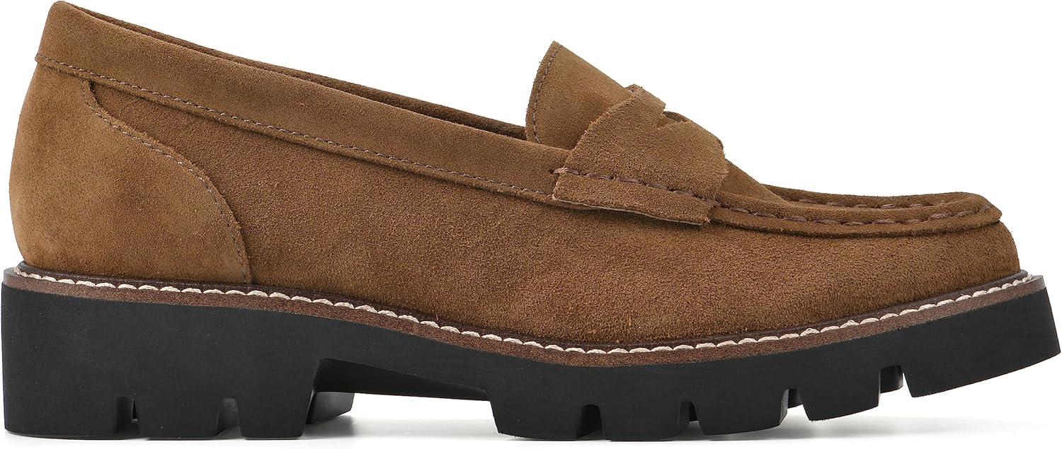 imageWHITE MOUNTAIN Womens Gunner Penny LoaferMidbrownSuede