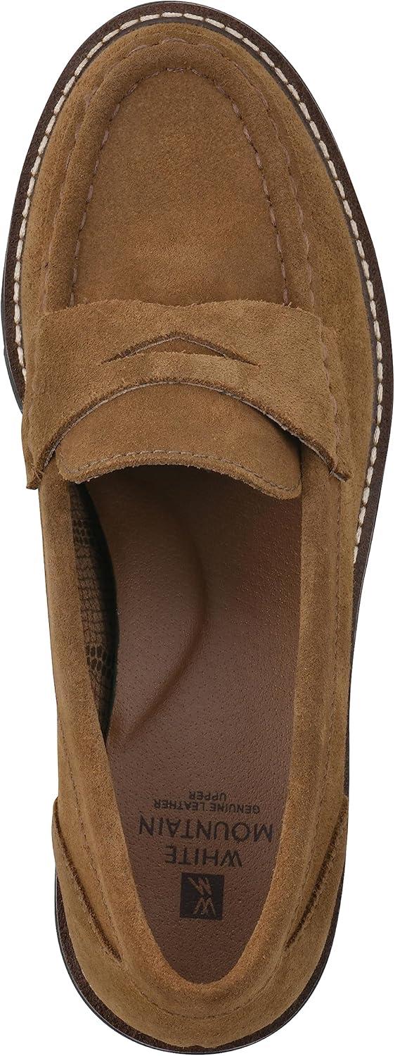 imageWHITE MOUNTAIN Womens Gunner Penny LoaferMidbrownSuede