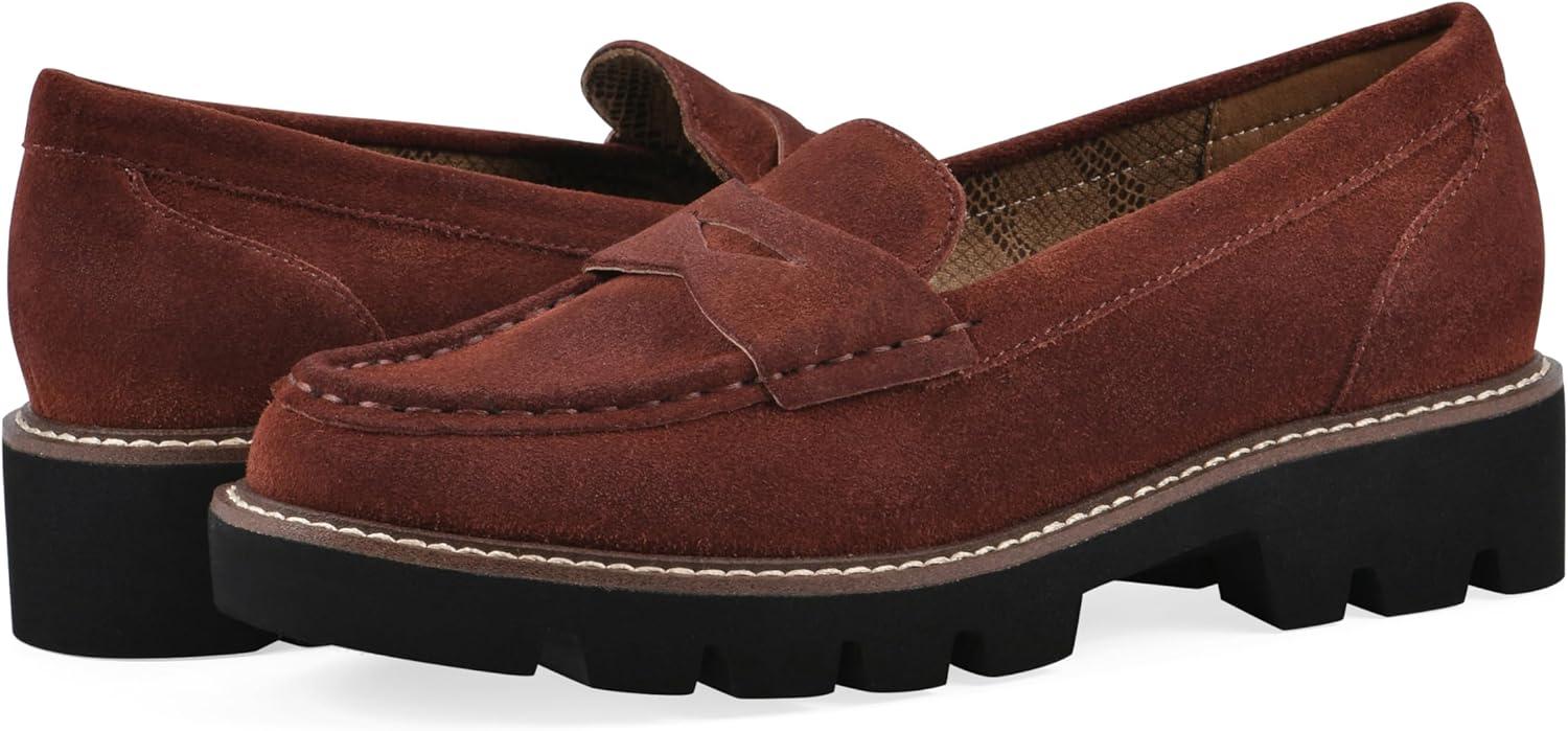 imageWHITE MOUNTAIN Womens Gunner Penny LoaferRust Suede