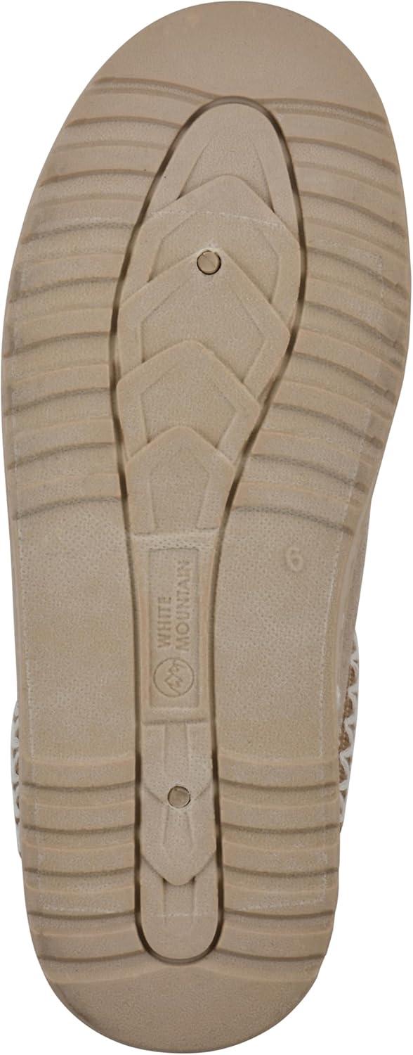 imageWHITE MOUNTAIN Womens Icebin Faux Fur Slipper ClogDkbeigeFabric
