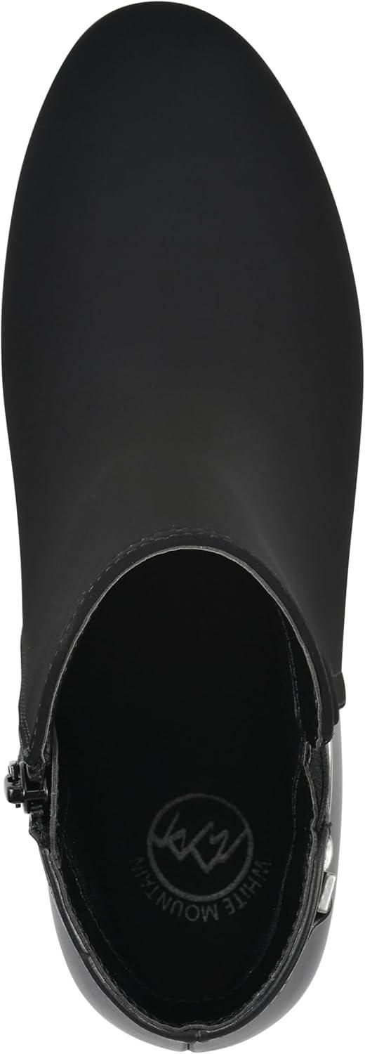 imageWhite Mountain Womens Chaise Wedge Ankle BootieBlack