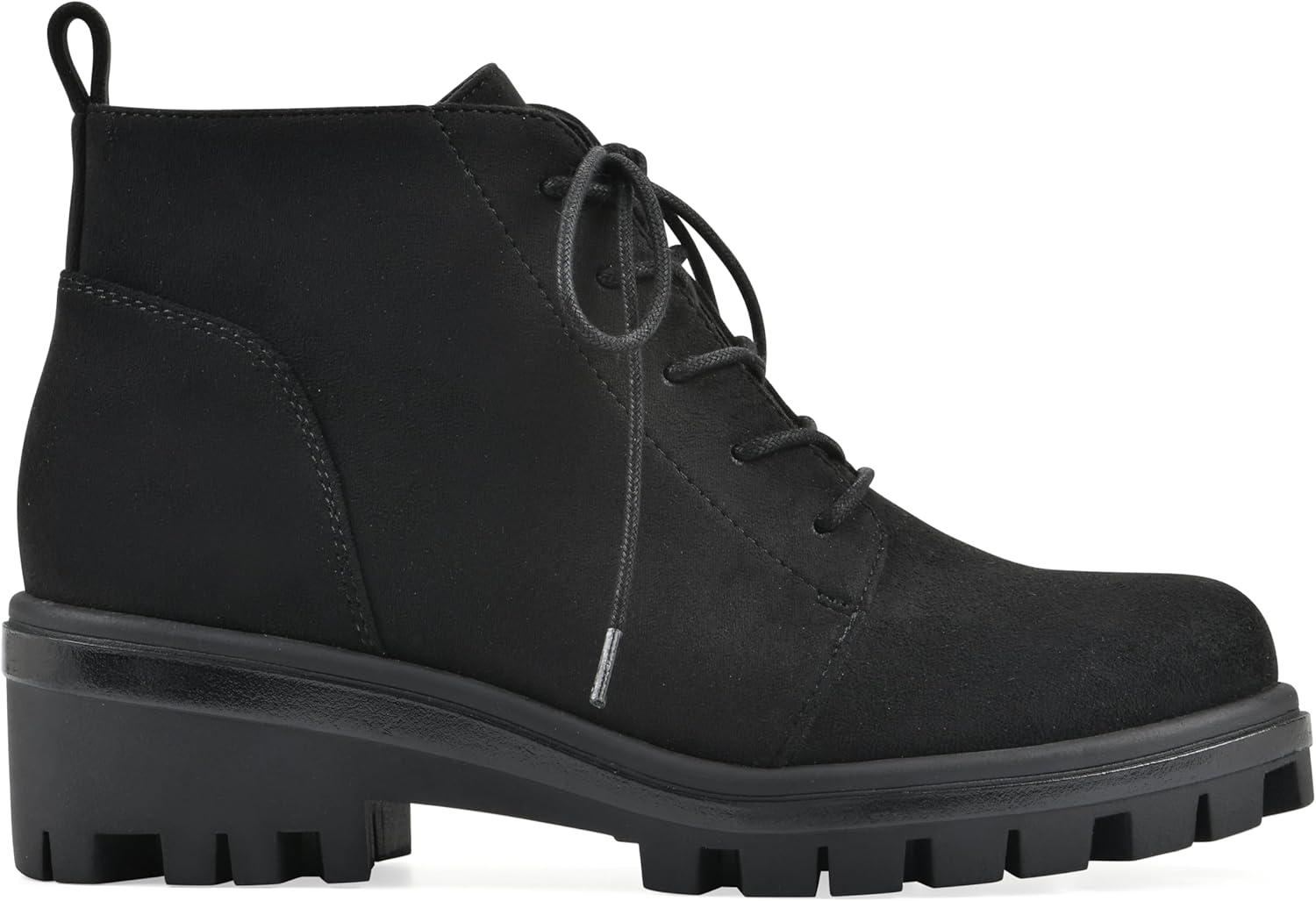 imageWhite Mountain Womens Tariq Lug Sole LaceUp BootieBlack