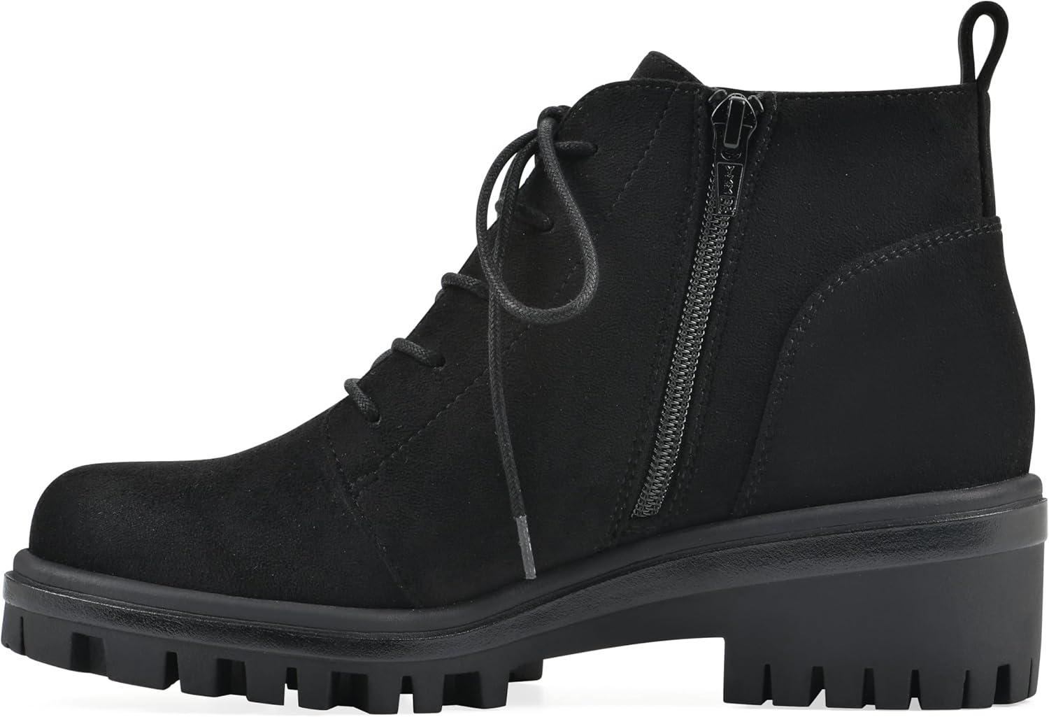 imageWhite Mountain Womens Tariq Lug Sole LaceUp BootieBlack